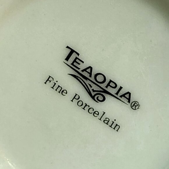 RARE TEAOPIA Fine Porcelain Tea Mug DRAGON Green Tea - Picture 5 of 9